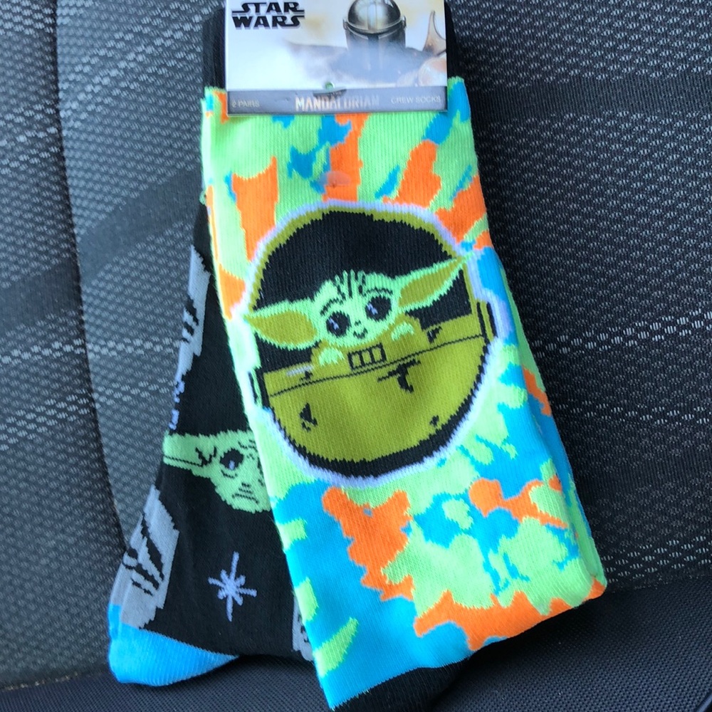 Grogu Sock 2 pack NWT